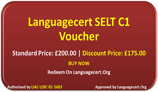 Languagecert International ESOL SELT C1 Voucher. Valid For 6 Months on Languagecert.Org | Buy Now!
