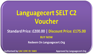 Languagecert International ESOL SELT C2 Voucher. Valid For 6 Months on Languagecert.Org | Buy Now!